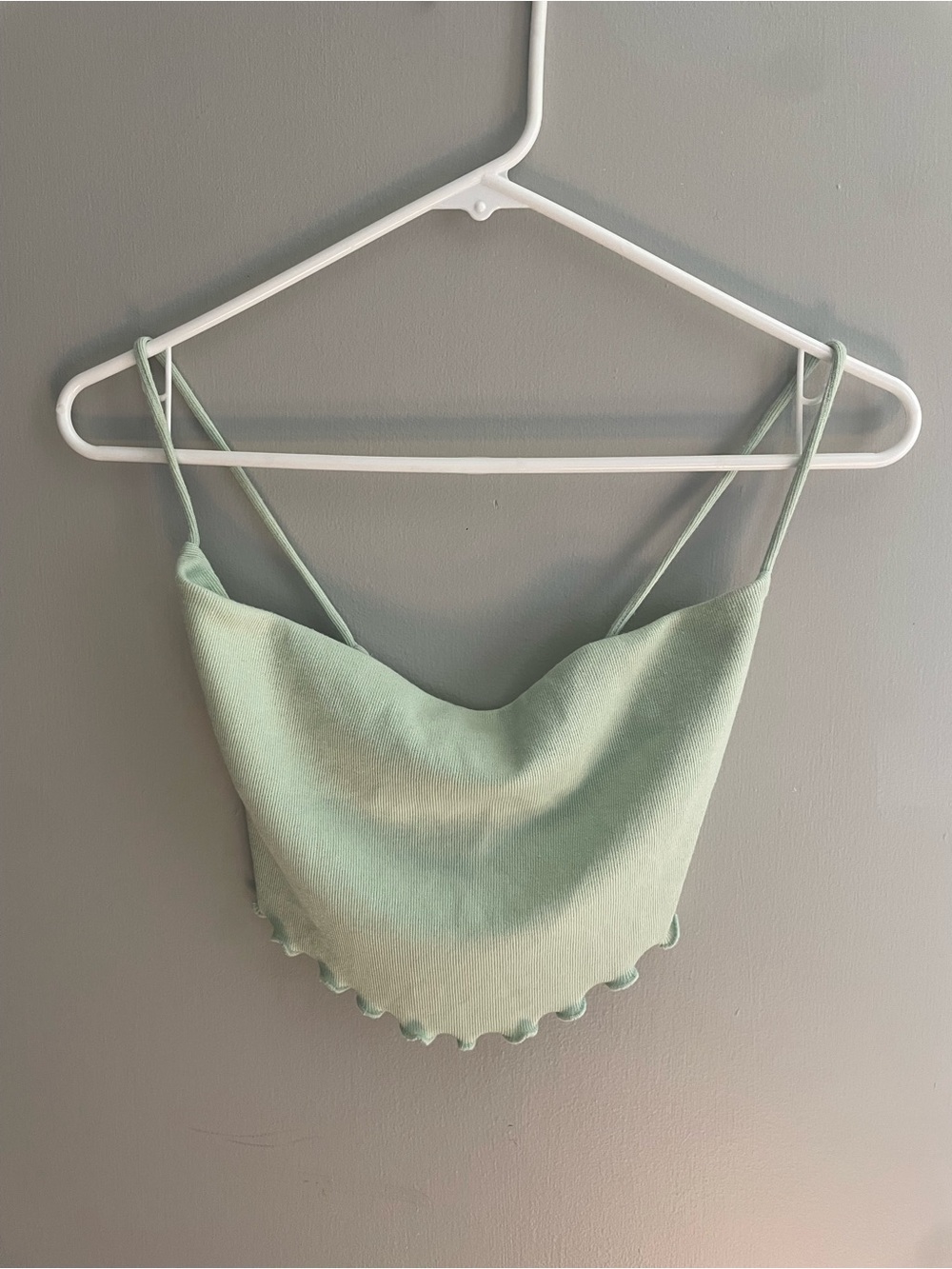 Urban Outfitters‎ Pastel Mint Scalloped Cami